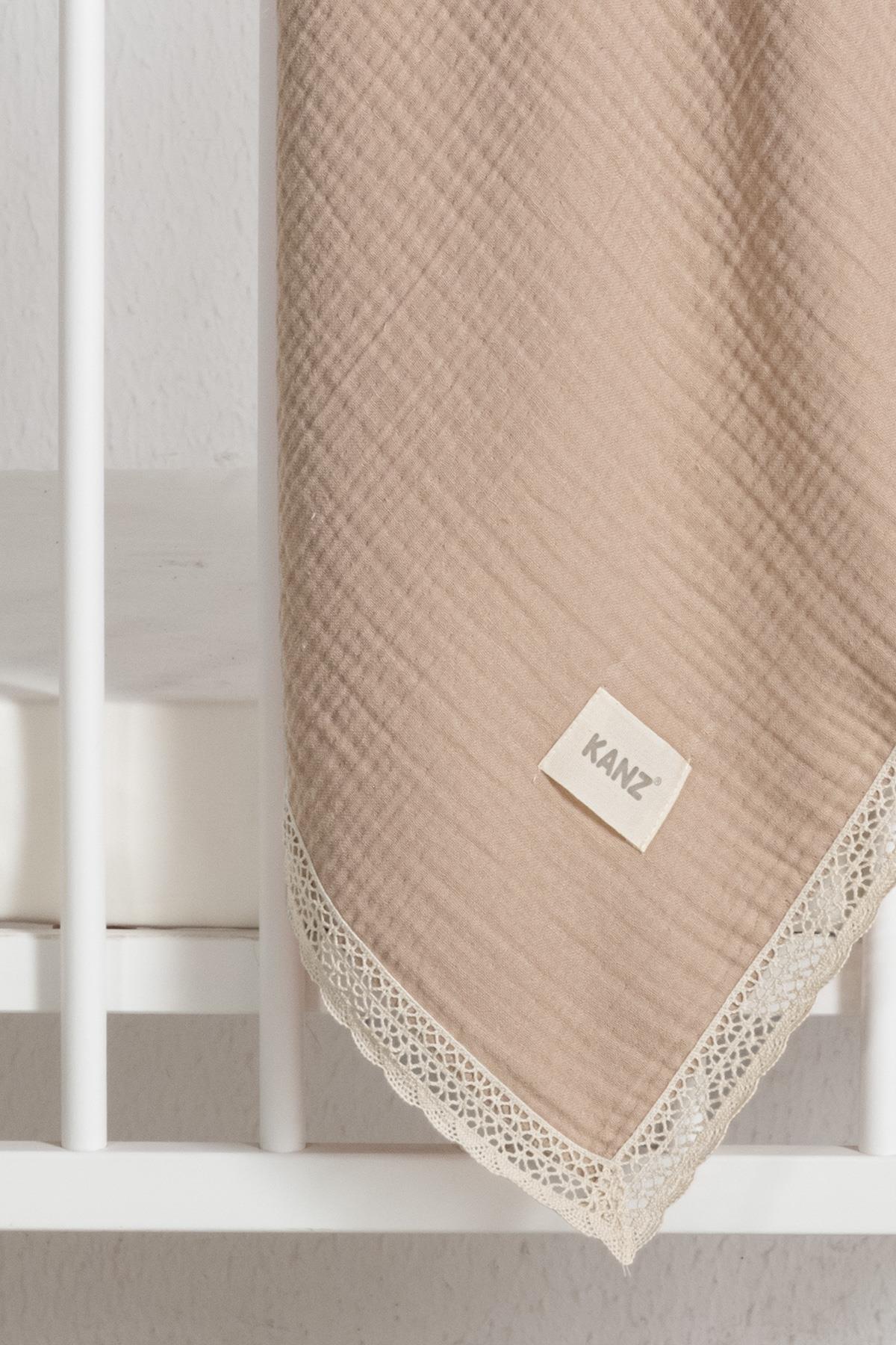 Kopanaki 4-Layer Muslin Baby Blanket - Beige