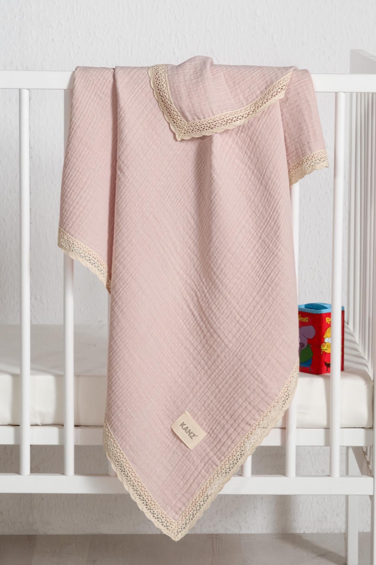 Kopanaki 4-Layer Muslin Baby Blanket - Powder