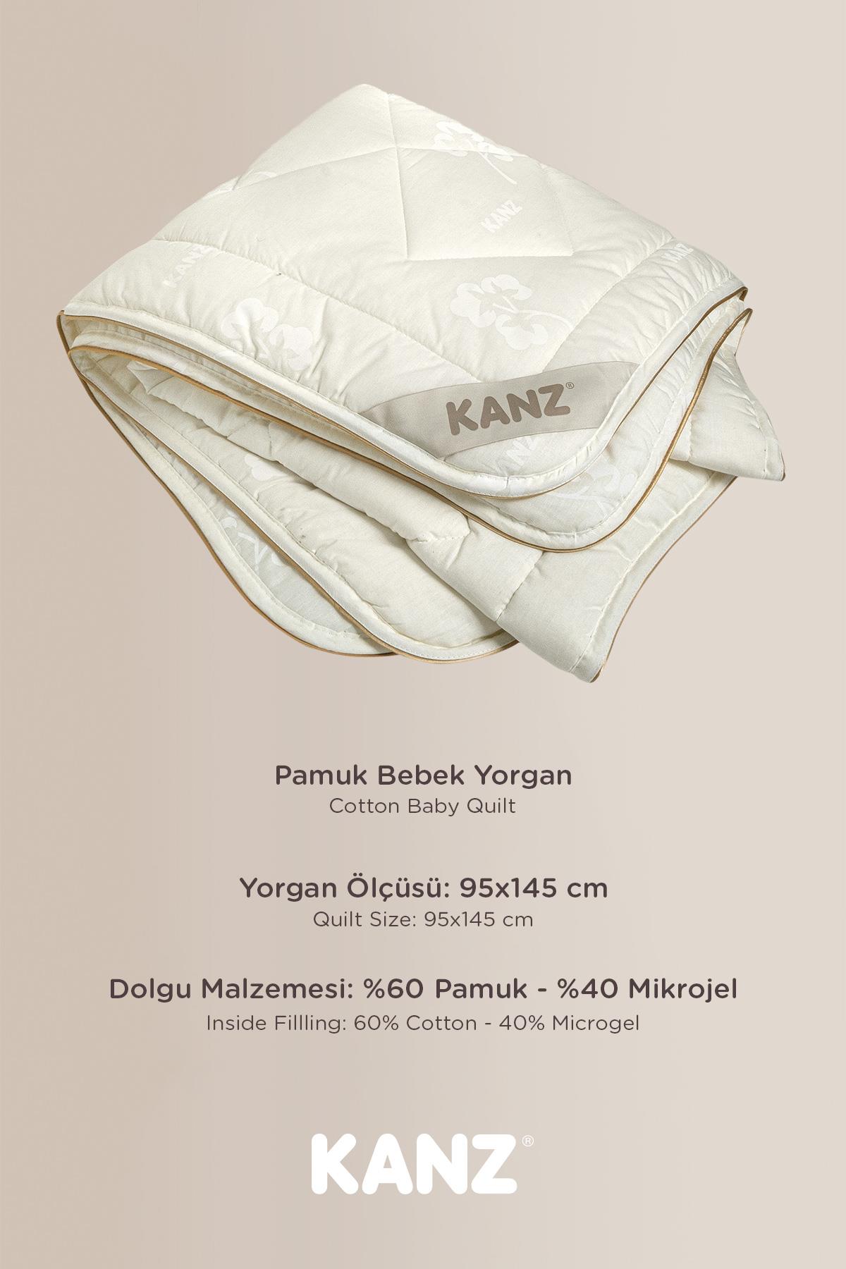 Pamuk Bebek Yorganı 95x145 cm