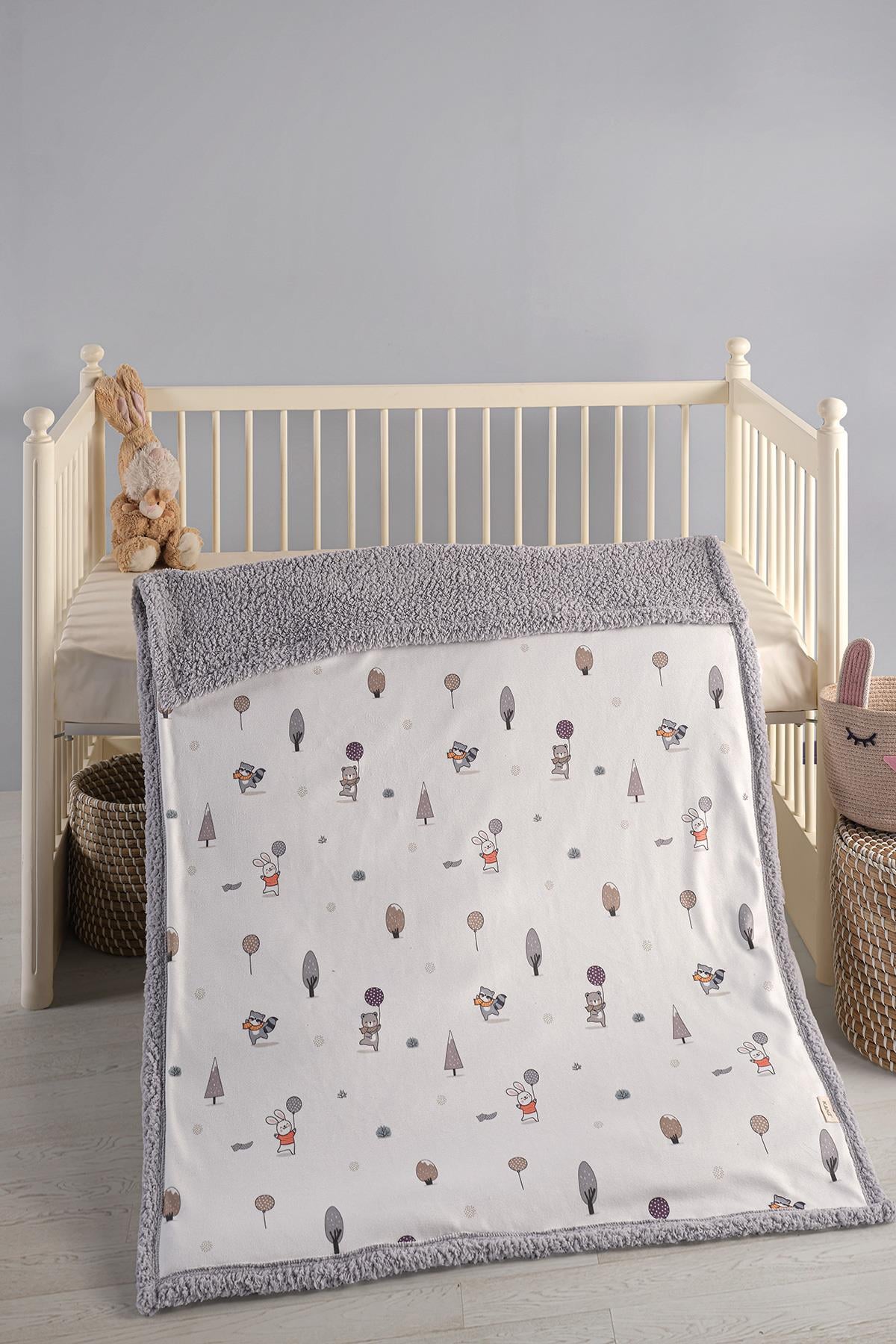 Fleece Baby Blanket - Animals