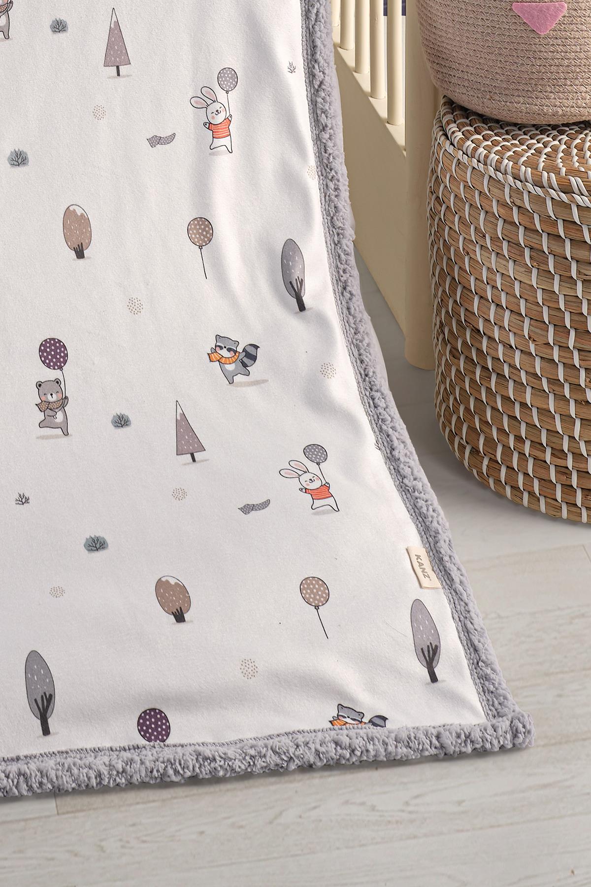 Fleece Baby Blanket - Animals