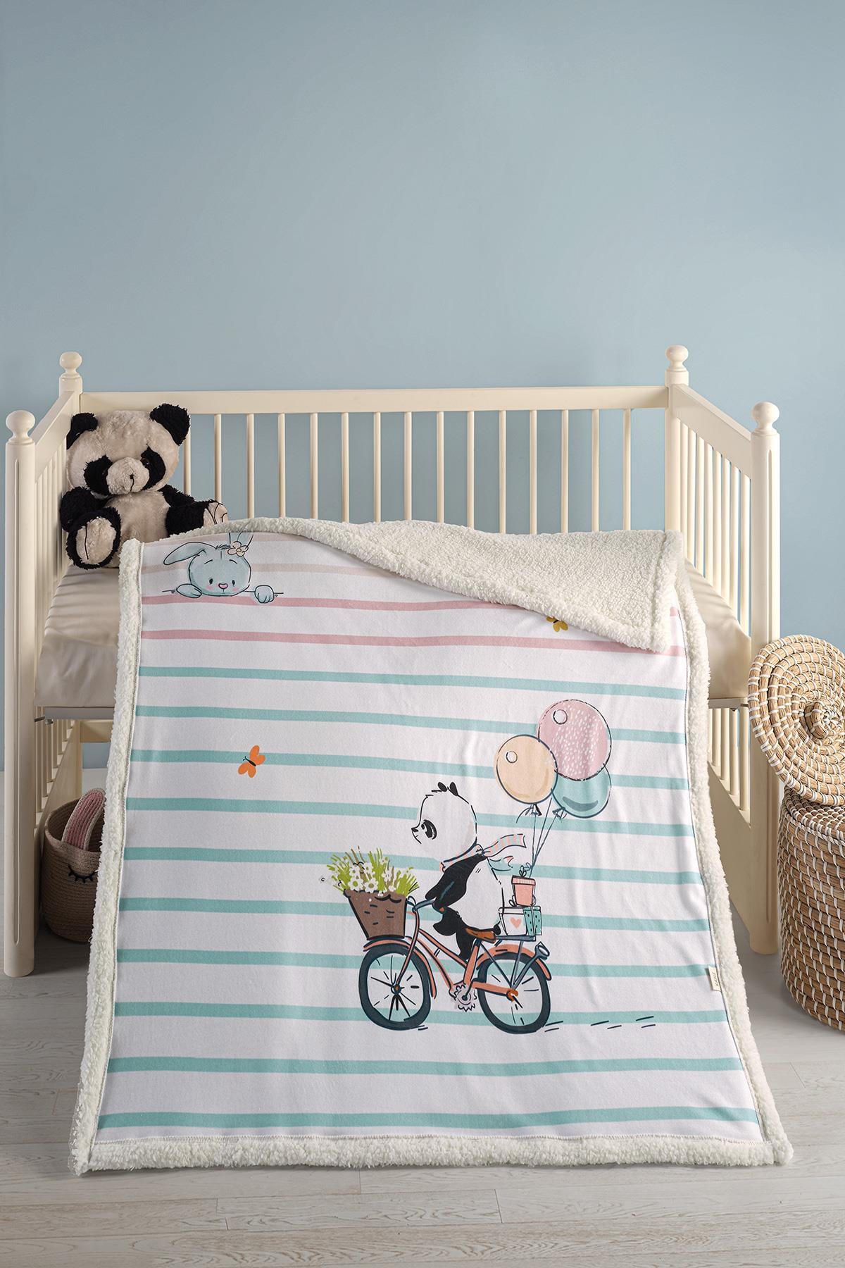 Fleece Baby Blanket - Little Panda