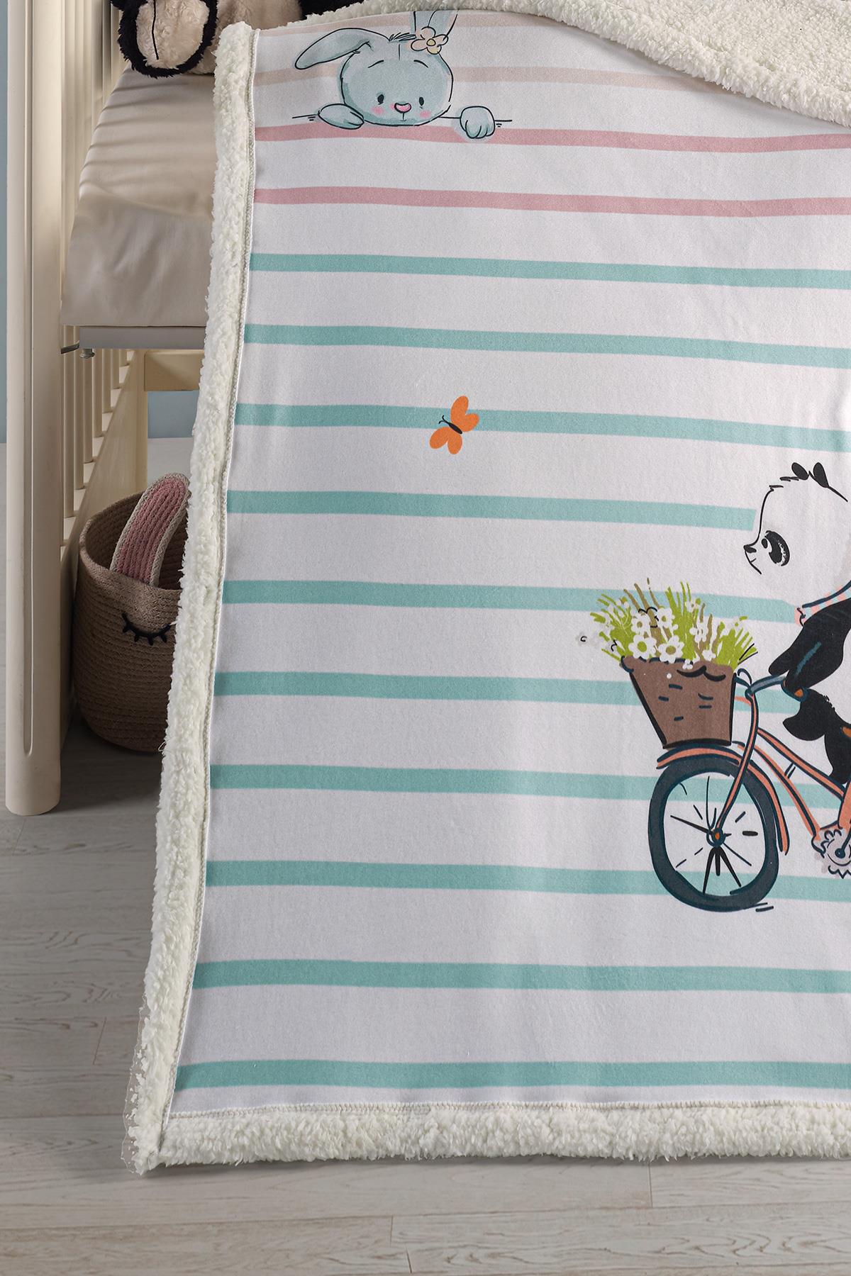 Fleece Baby Blanket - Little Panda