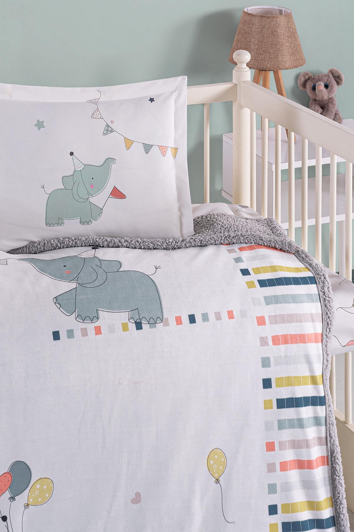 Polar Bebek Battaniye Seti - Elephant