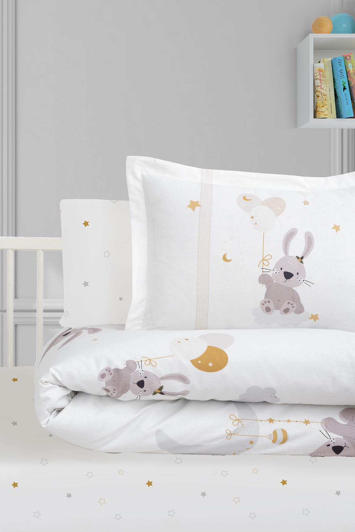Ranforce Baby Duvet Cover Set - Bunny Dream