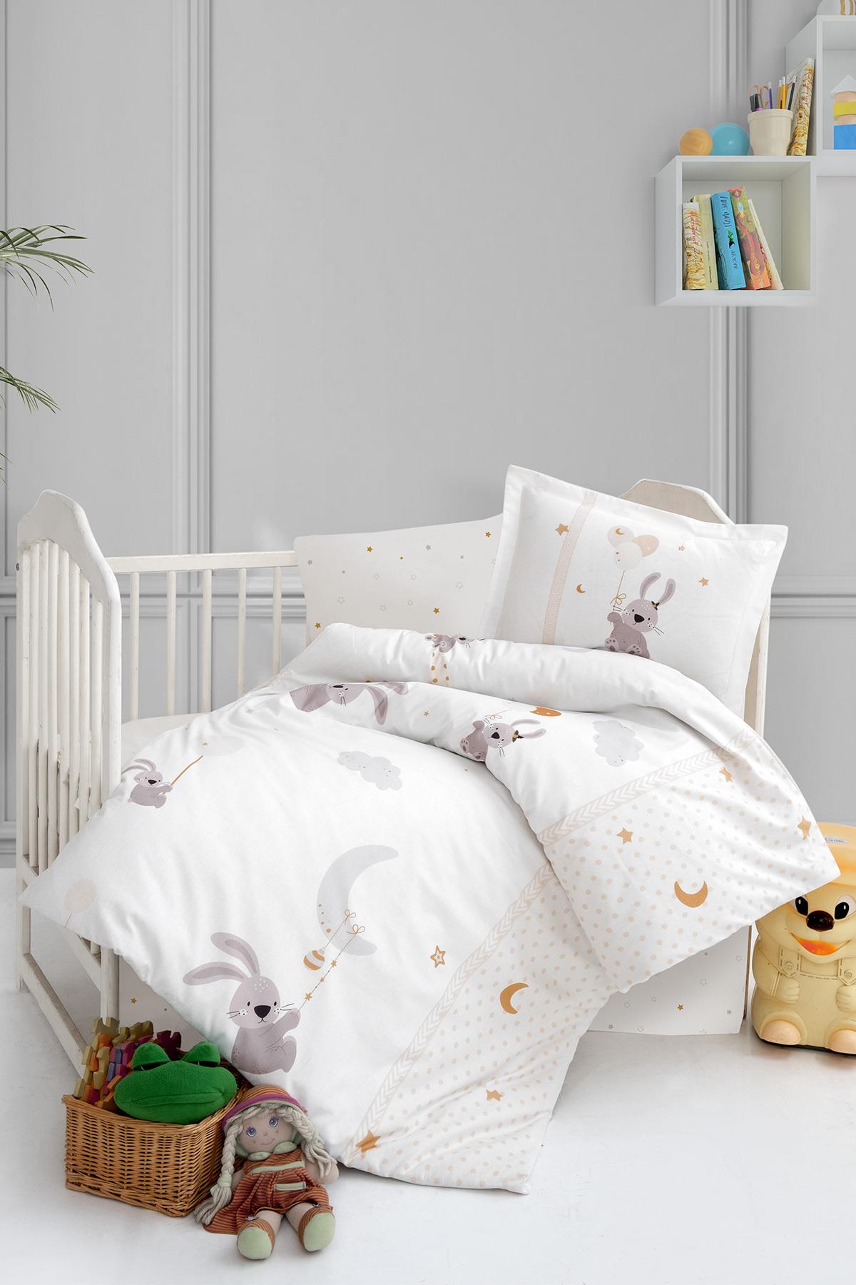 Ranforce Baby Duvet Cover Set - Bunny Dream