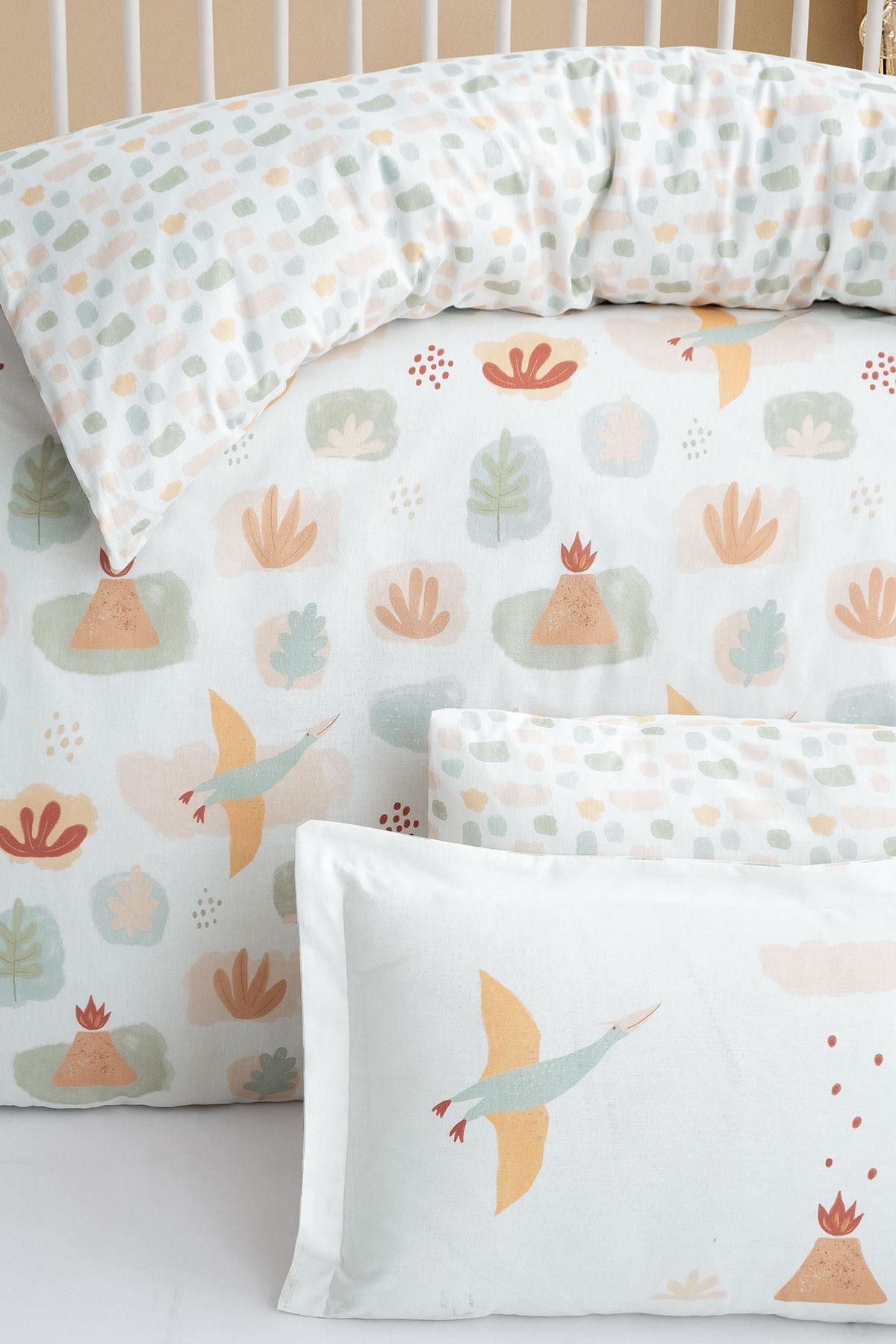 Ranforce Baby Duvet Cover Set - Dinosours