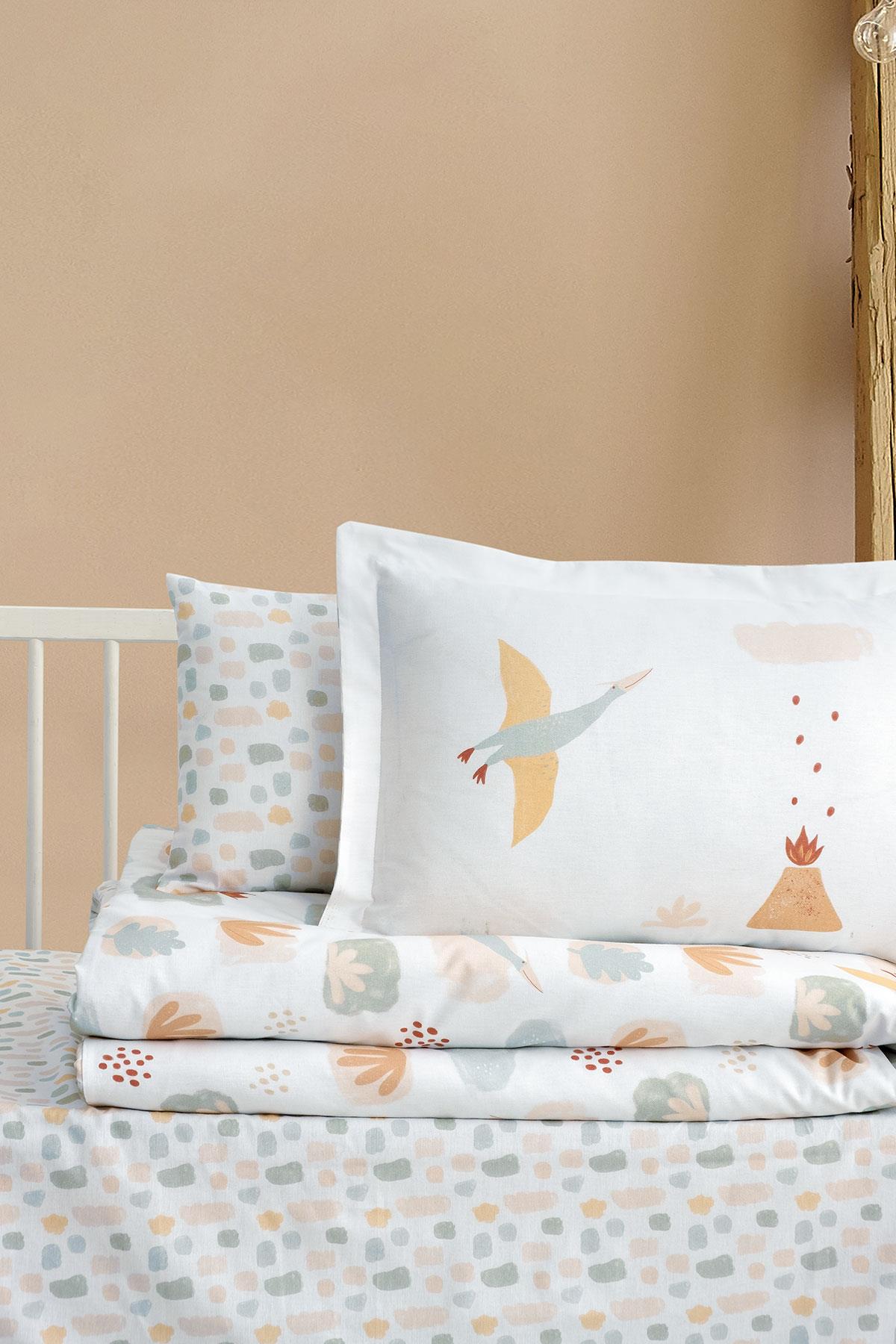 Ranforce Baby Duvet Cover Set - Dinosours
