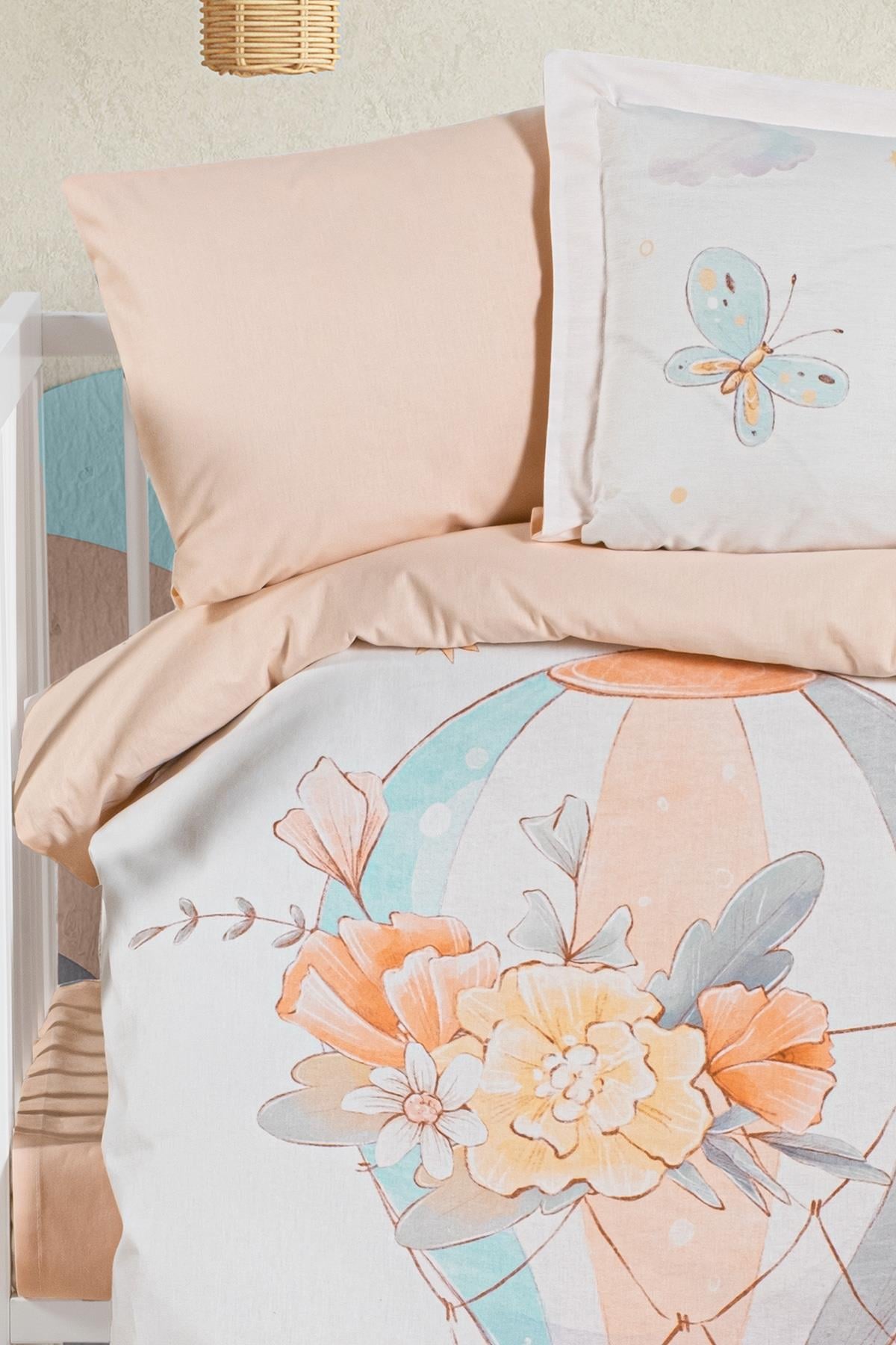 Ranforce Baby Duvet Cover Set - Flying Rabbit