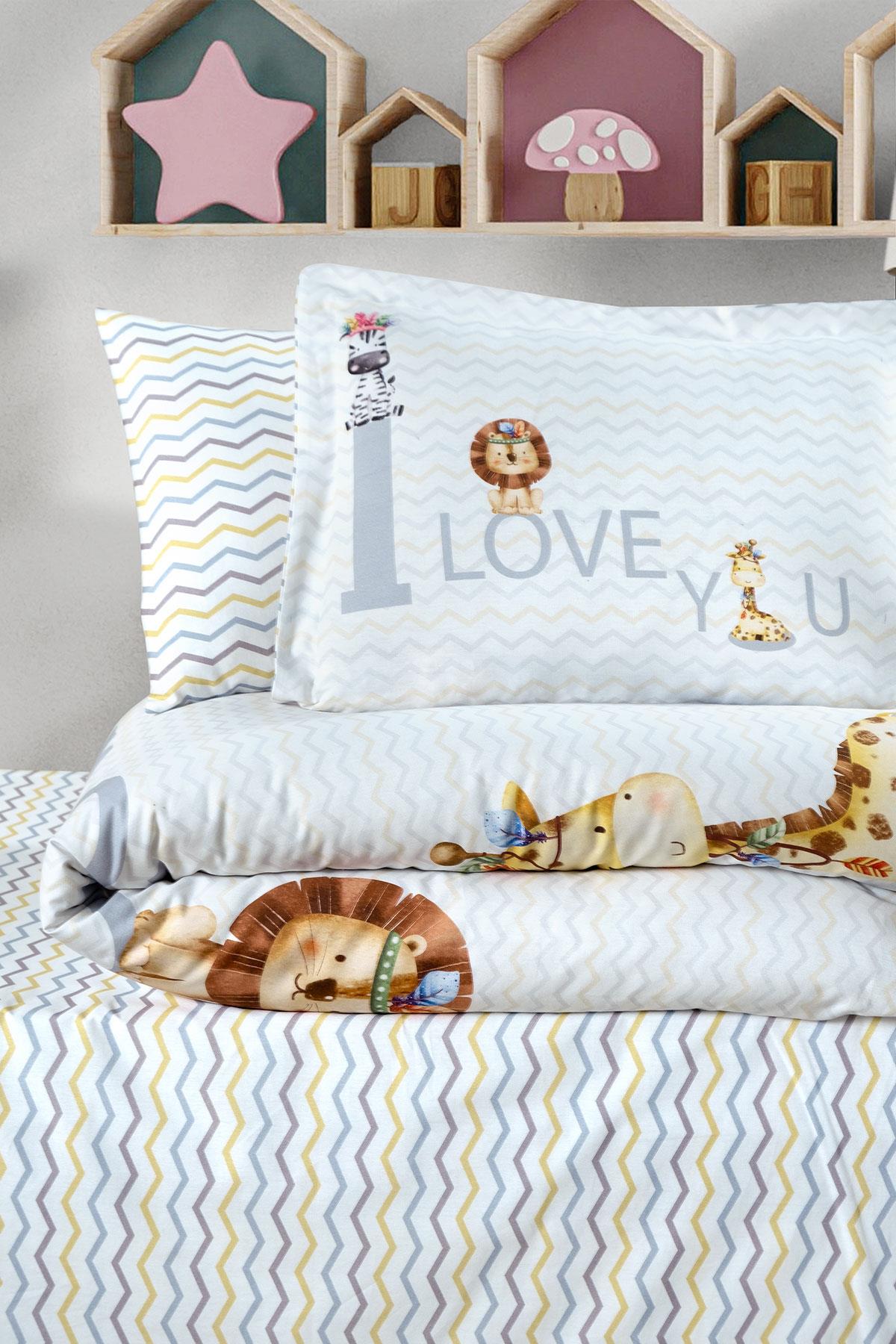 Ranforce Bebek Nevresim Takımı - i love you
