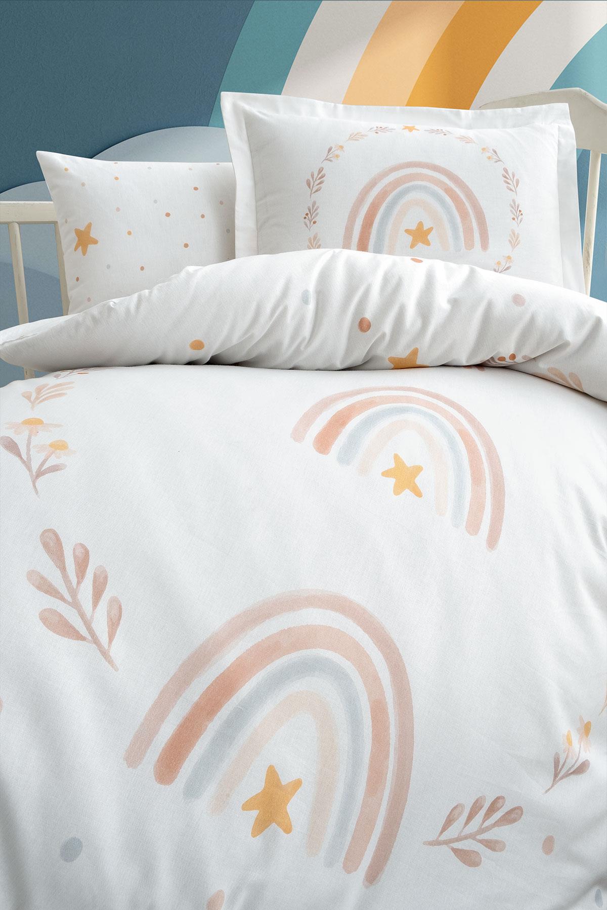 Ranforce Baby Duvet Cover Set - Rainbow