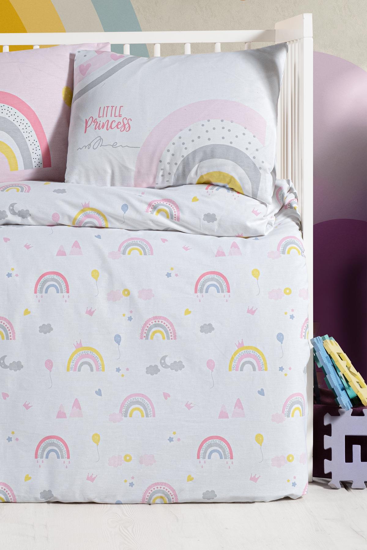 Ranforce Bebek Nevresim Takımı - Rainbows