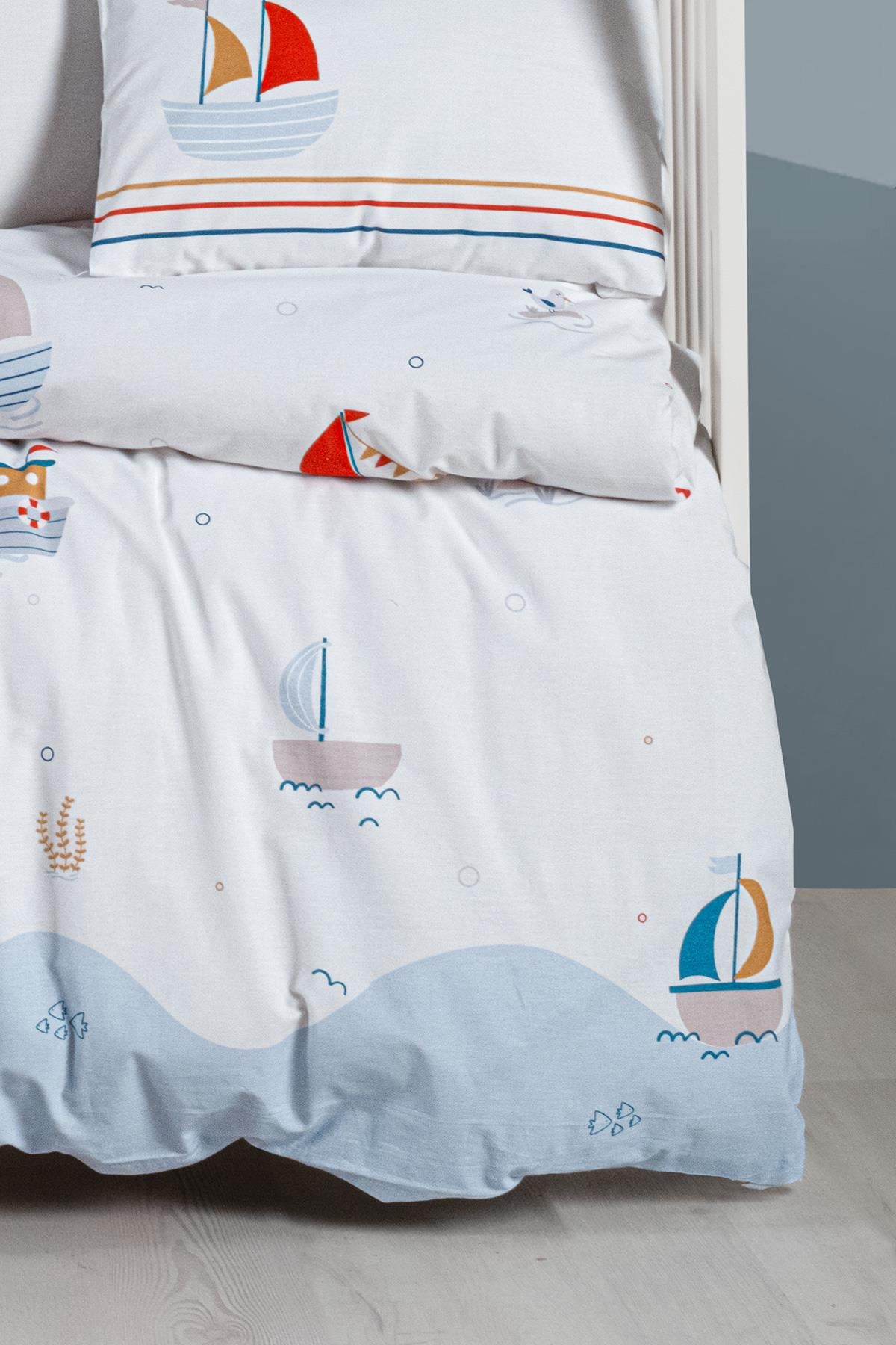 Ranforce Bebek Nevresim Takımı - Sailboats