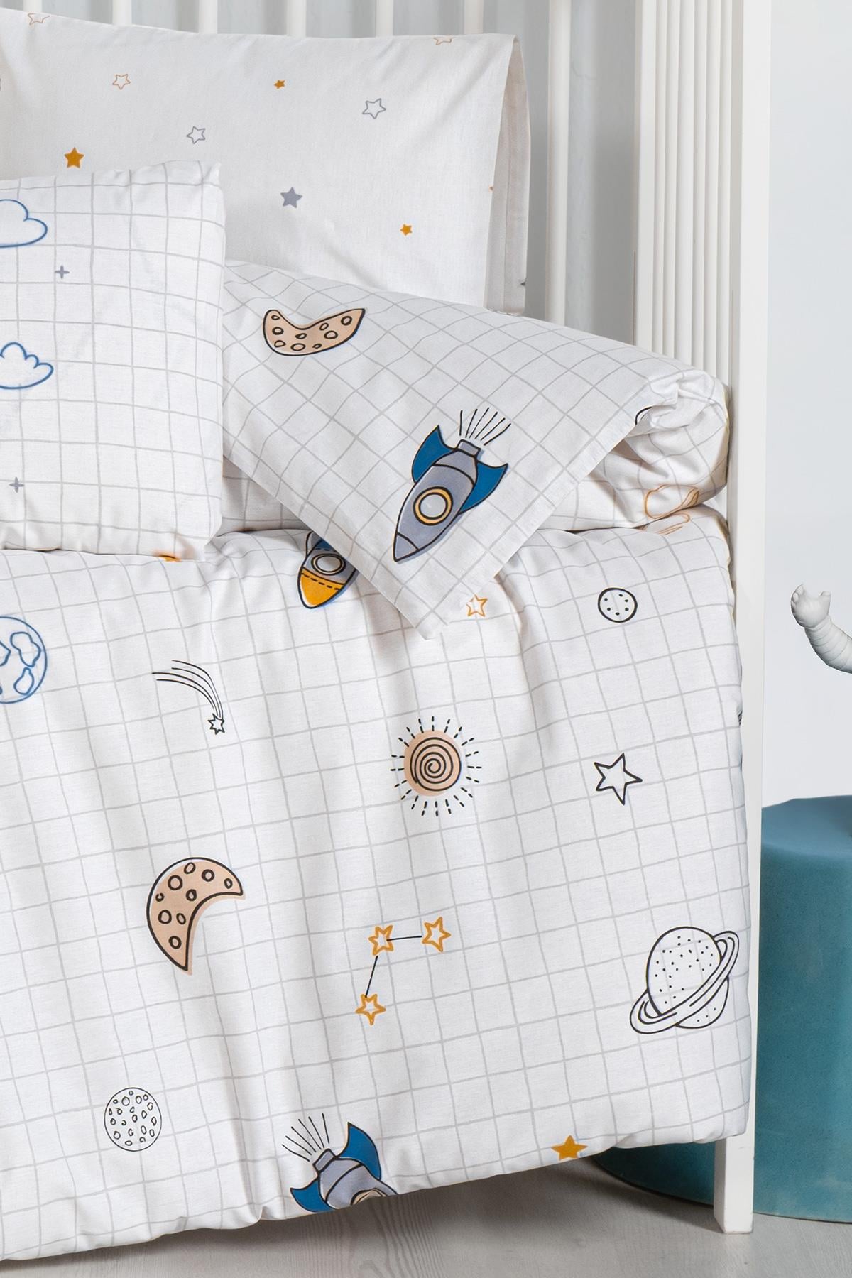 Ranforce Bebek Nevresim Takımı - Space