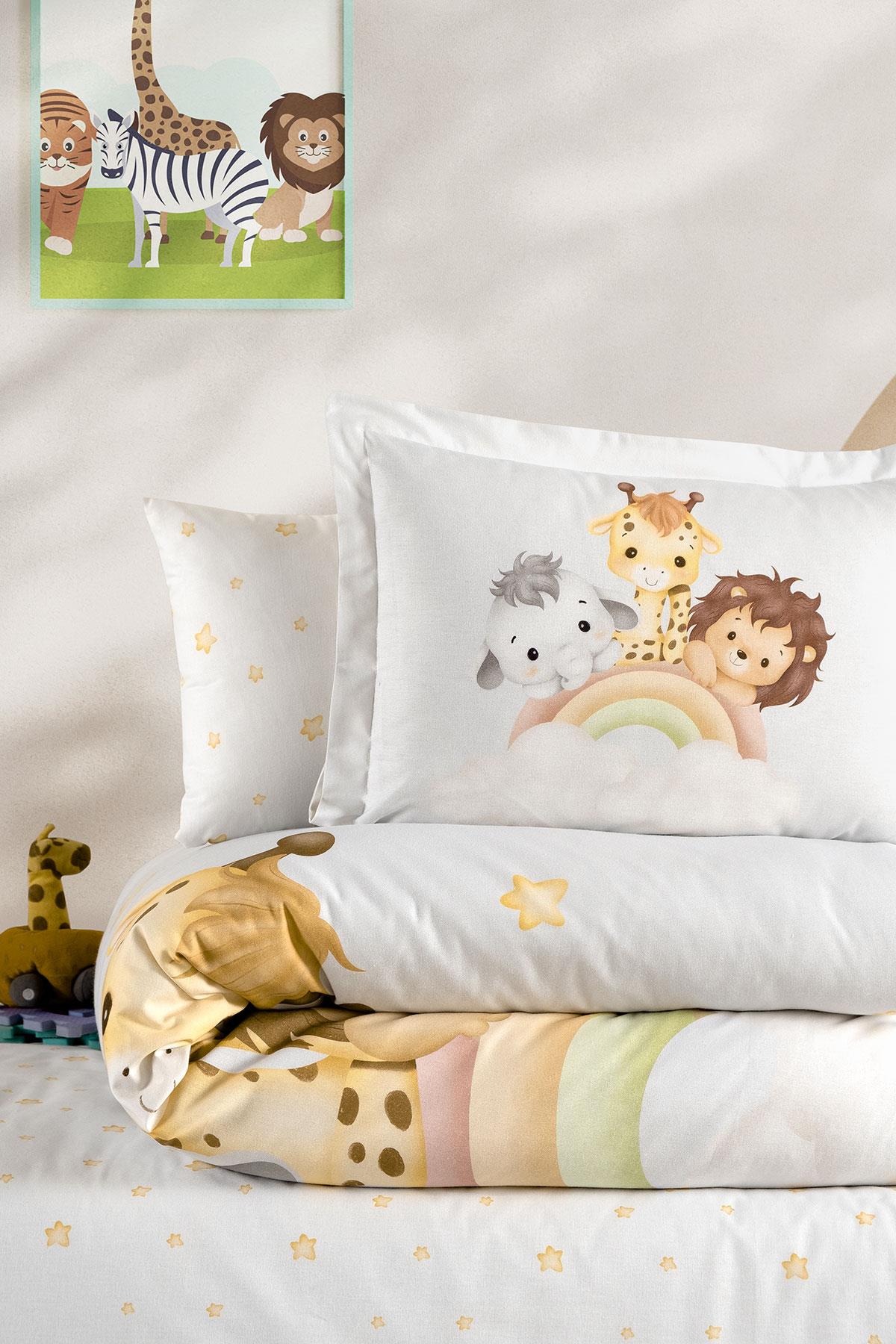 Ranforce Baby Duvet Cover Set - Stars