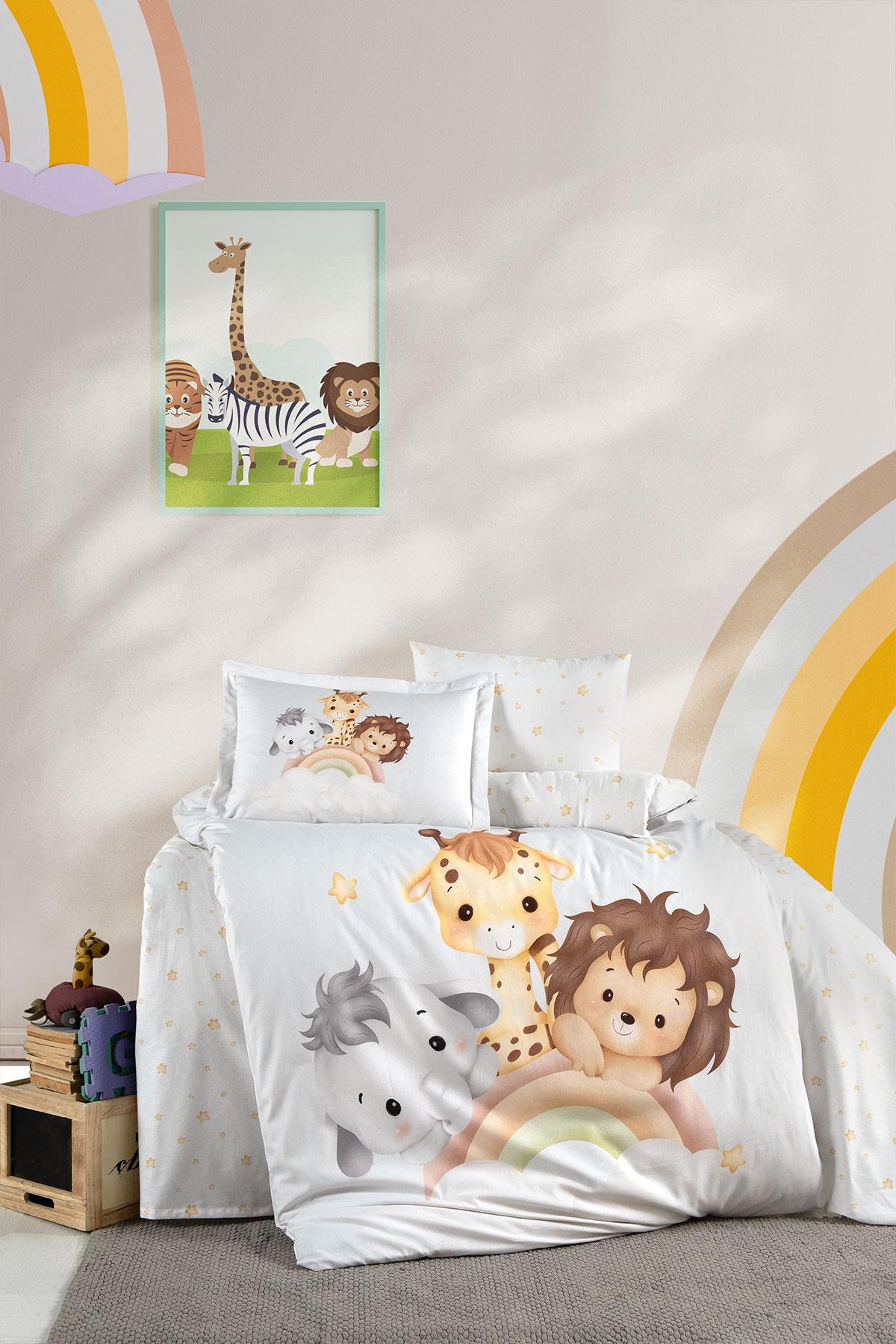 Ranforce Baby Duvet Cover Set - Stars