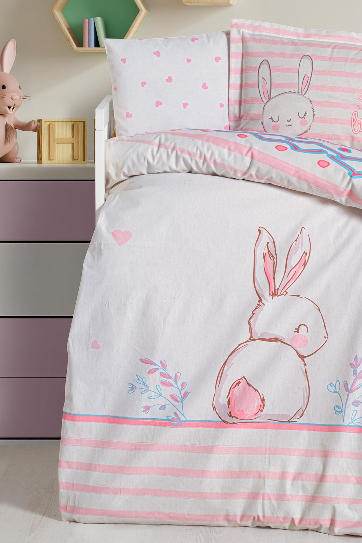 Ranforce Bebek Nevresim Takımı - Sweet Bunny