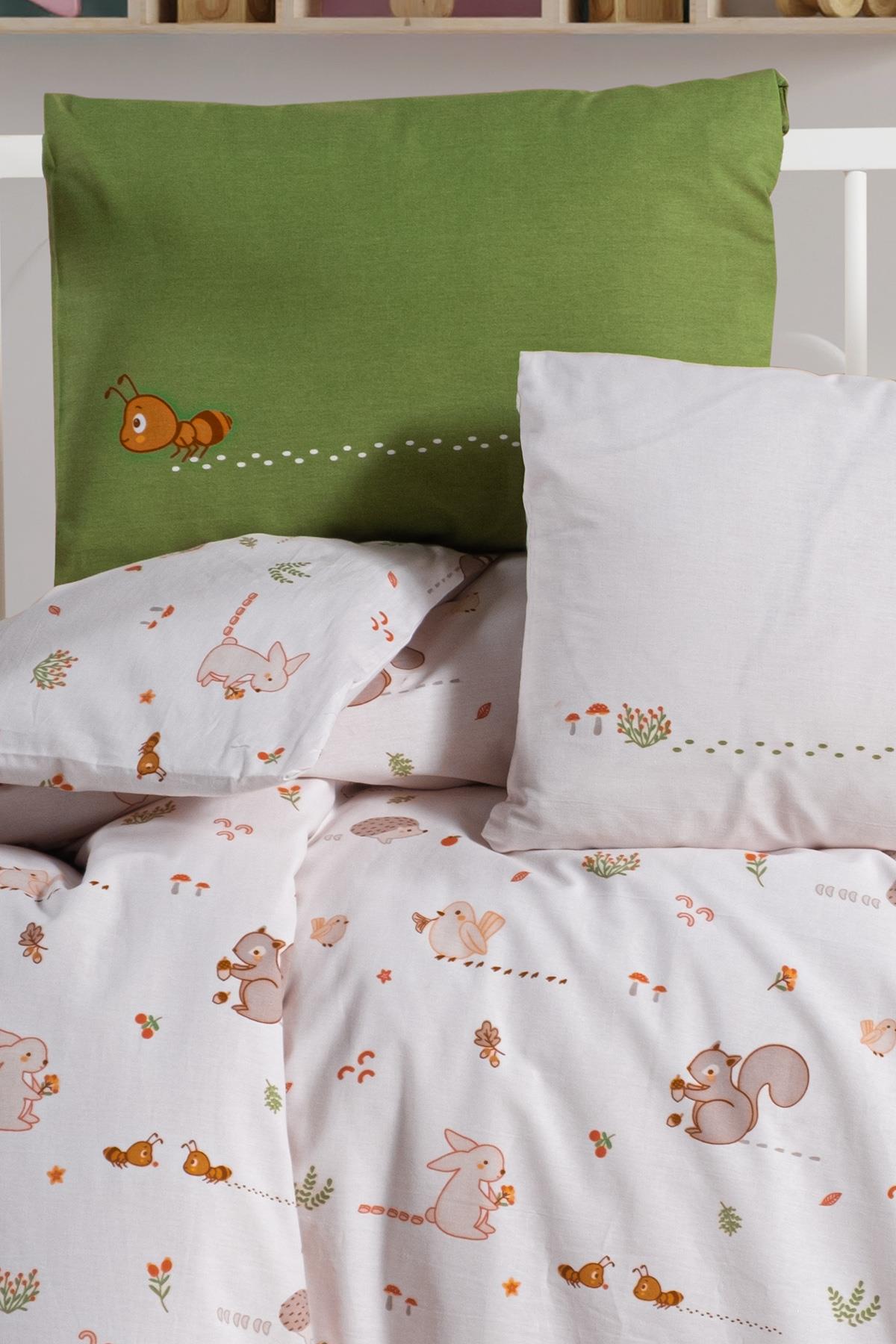 Ranforce Bebek Nevresim Takımı - Tiny Ant