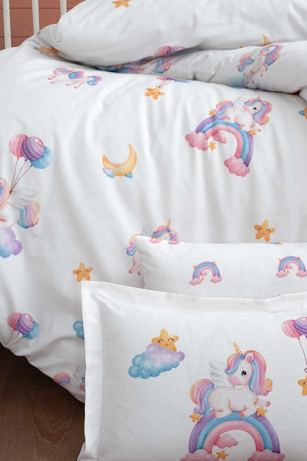 Ranforce Bebek Nevresim Takımı - Unicorn