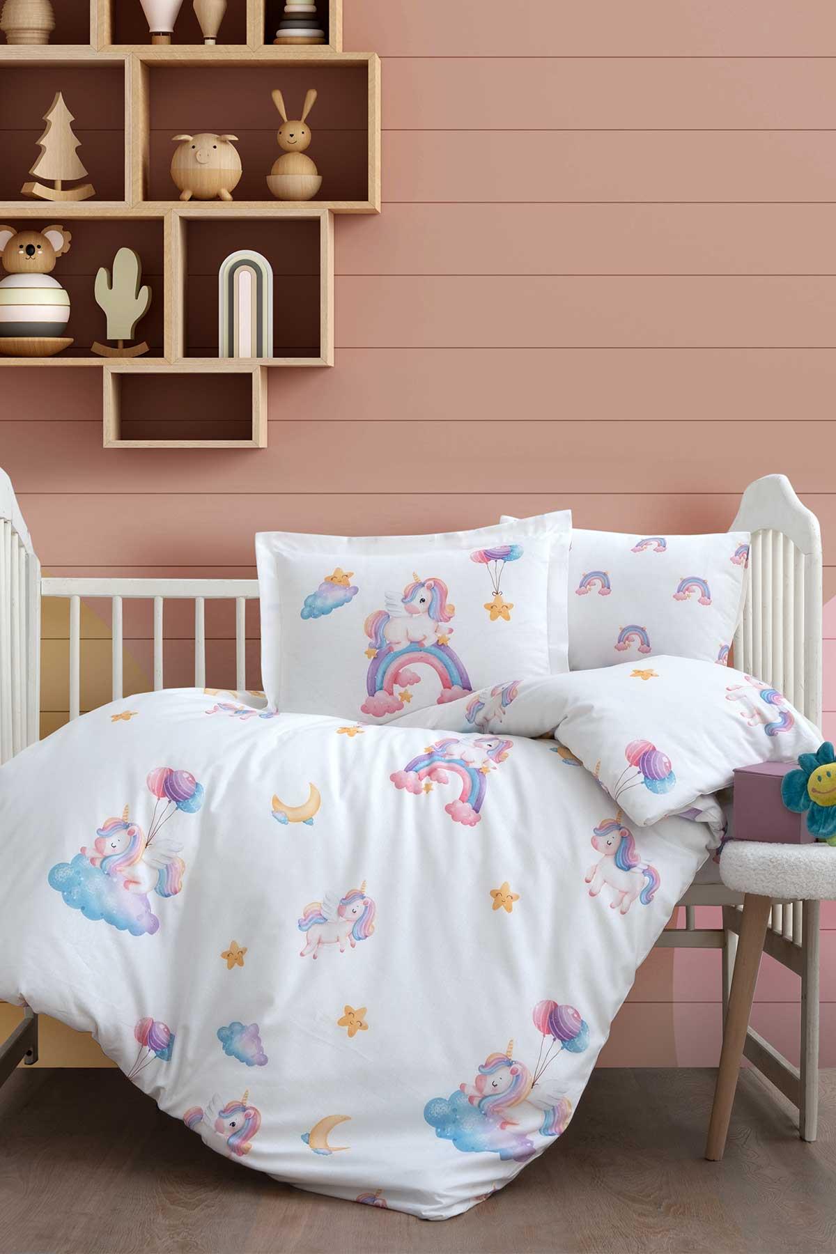 Ranforce Bebek Nevresim Takımı - Unicorn