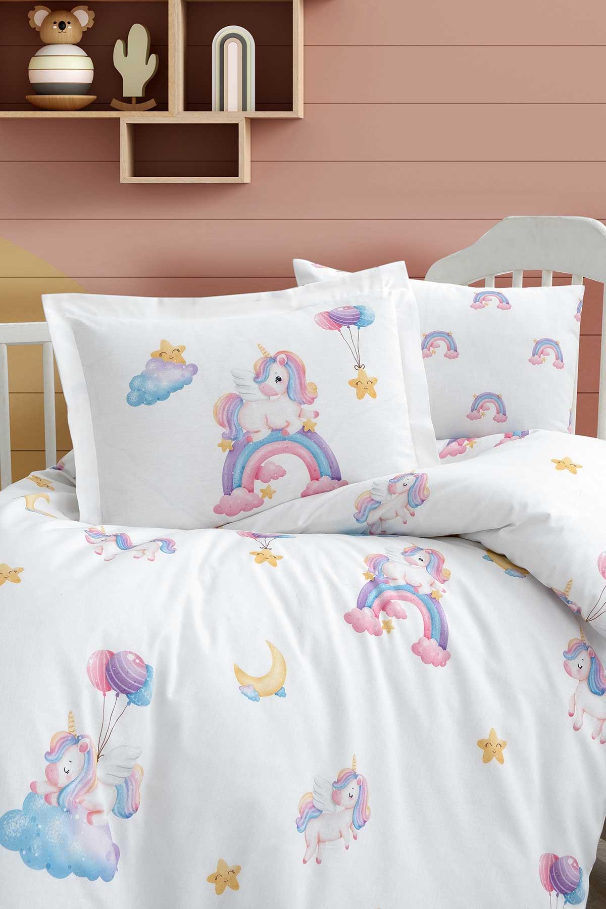 Ranforce Bebek Nevresim Takımı - Unicorn