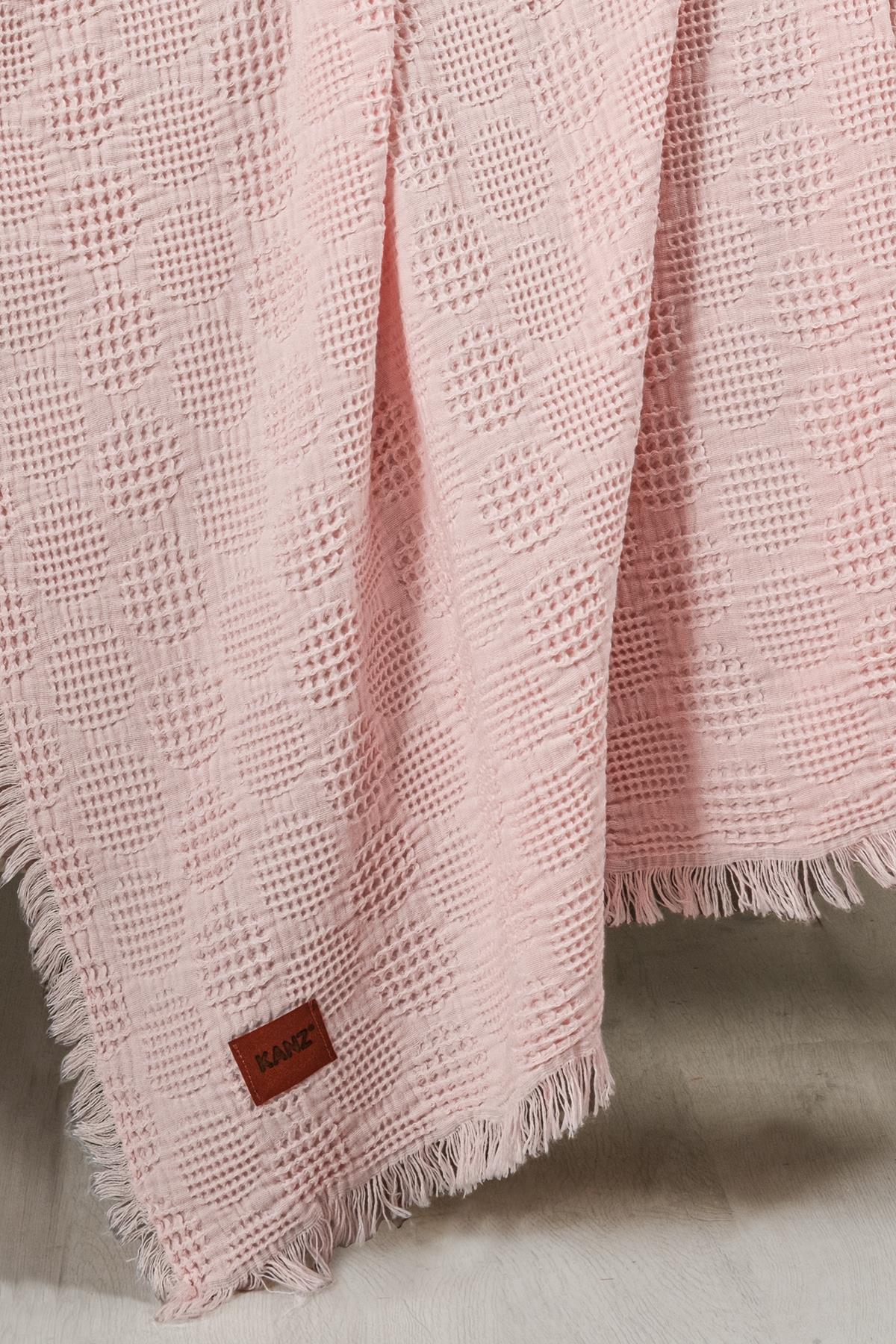 Waffle Baby Embroidered Muslin Coverlet Set - Bunbun