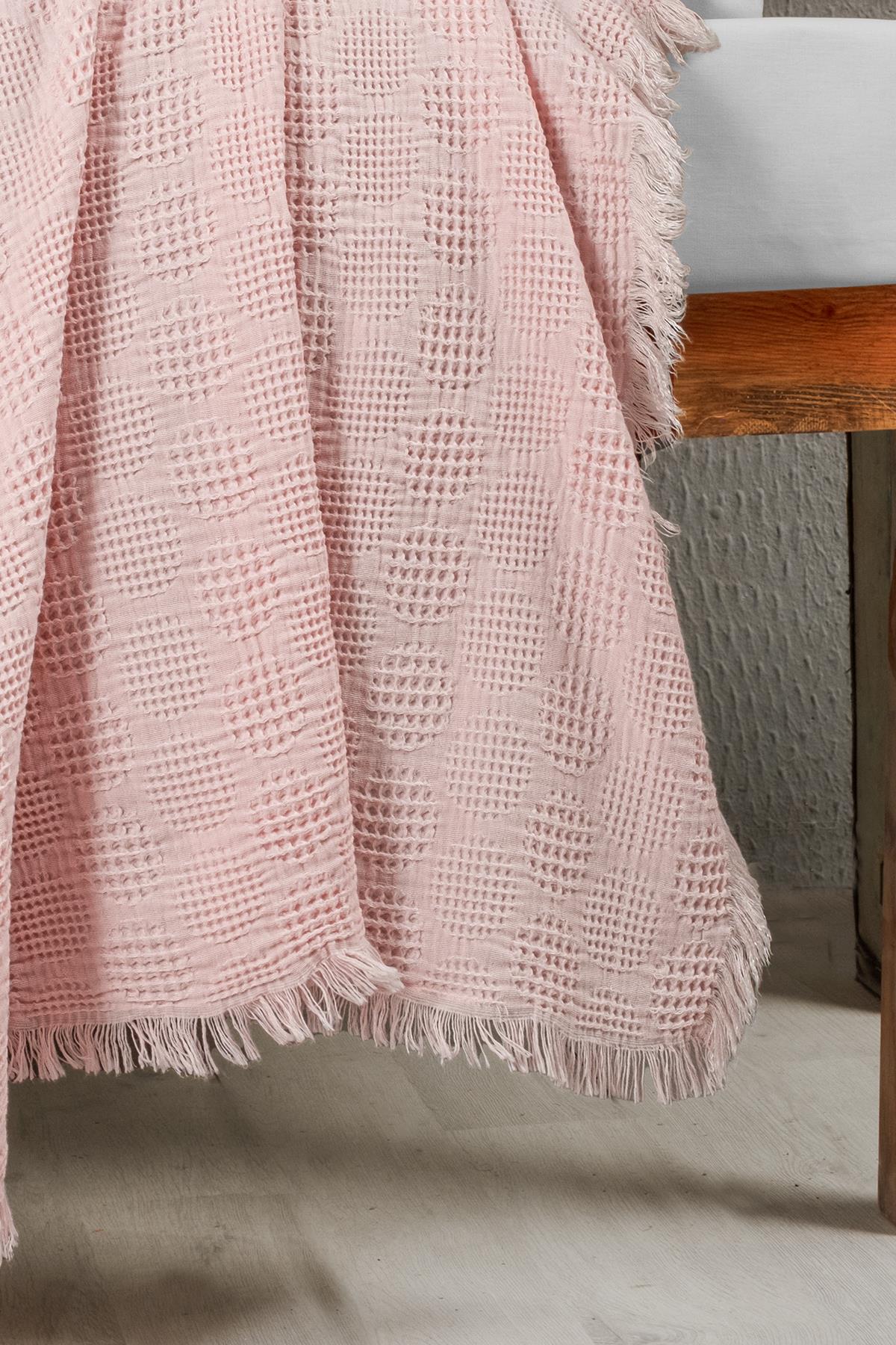 Waffle Baby Embroidered Muslin Coverlet Set - Bunbun