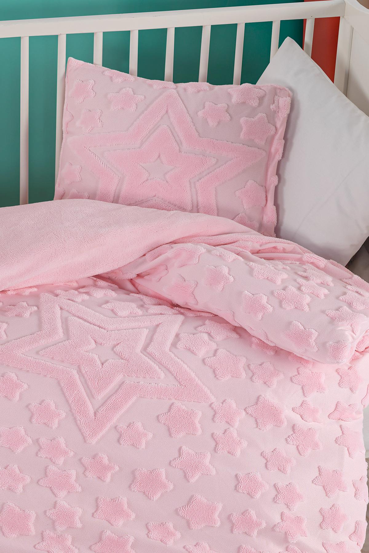 Welsoft Baby Duvet Cover Set - Star Powder