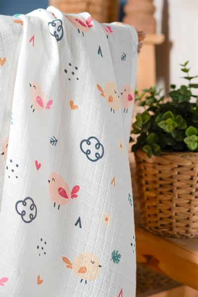 Multi-Purpose Baby Muslin Swaddle 3-Piece Set - Birdly