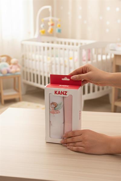 Multi-Purpose Baby Muslin Swaddle 2-Piece Set - Ballerina