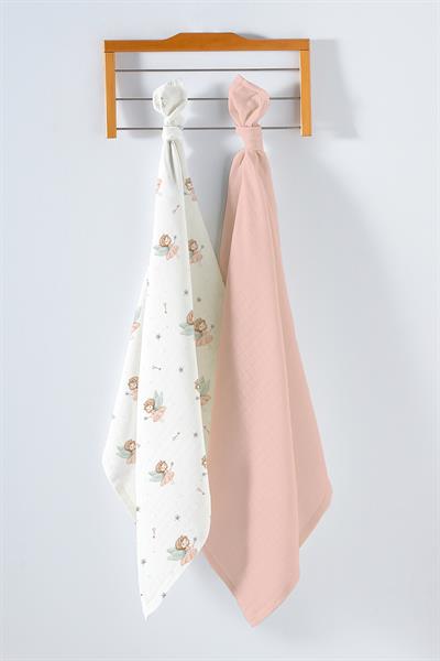 Multi-Purpose Baby Muslin Swaddle 2-Piece Set - Ballerina