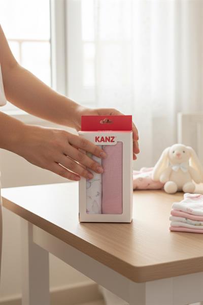 Çok Amaçlı Bebek Müslin Örtüsü 2Li Set - Soft Rainbow