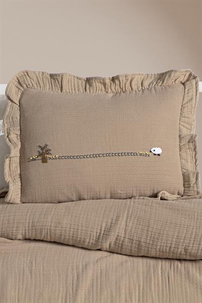 Handmade Bebek 4 Kat Fırfırlı Müslin Örtü Seti - Wooly