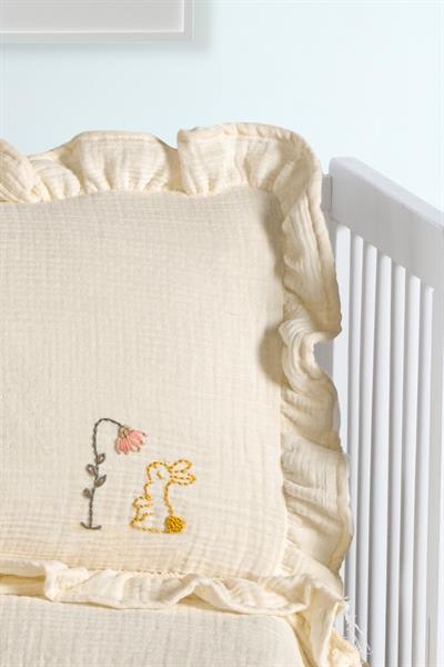 Handmade Bebek 4 Kat Fırfırlı Müslin Örtü Seti - Vilda