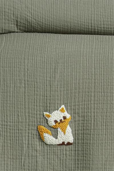 Handmade Bebek 4 Kat Fırfırlı Müslin Örtü Seti - Volpe