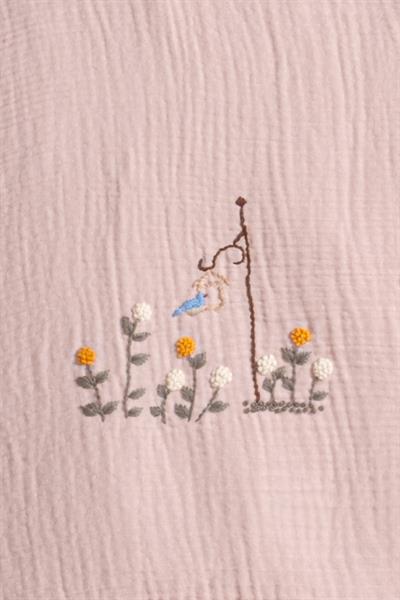 Handmade Bebek 4 Kat Fırfırlı Müslin Örtü Seti - Fiore