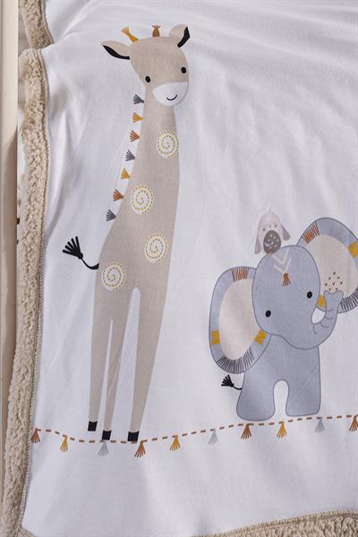 Fleece Baby Blanket Set - Lion