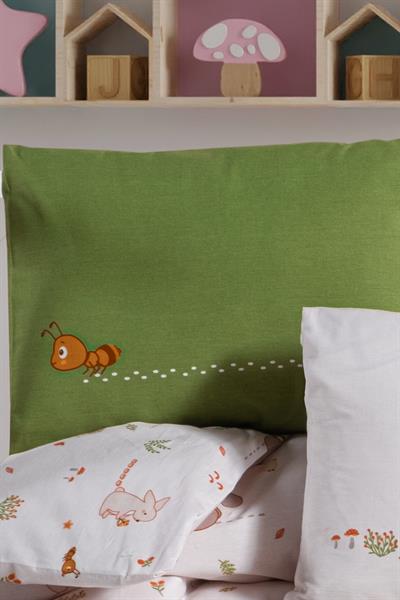 Ranforce %100 Pamuk Bebek Yastık Kılıfı 2li Set 35x45 cm - Tiny Ant B