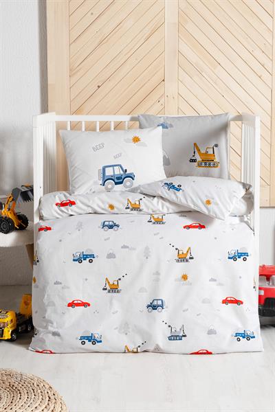 Ranforce Bebek Nevresim Takımı - Digger Cars