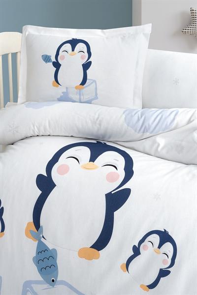 Ranforce Baby Duvet Cover Set - Penguin