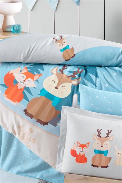 Ranforce Bebek Nevresim Takımı - Snowflake