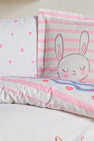 Ranforce Baby Duvet Cover Set - Sweet Bunny