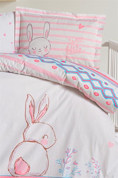 Ranforce Baby Duvet Cover Set - Sweet Bunny