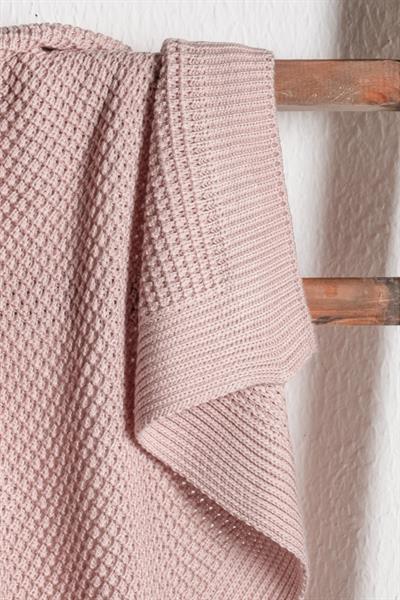 Knitted Baby Blanket - Powder