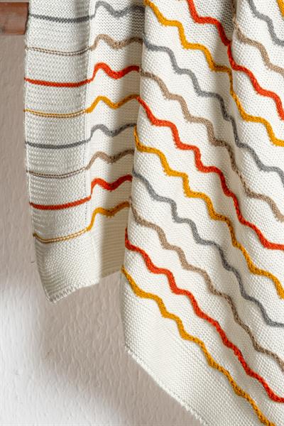 Knitted Baby Blanket - Rainbow
