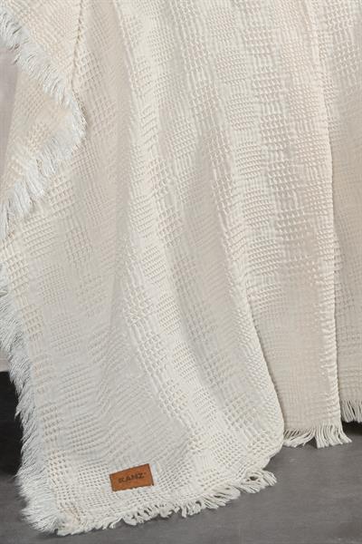 Waffle Baby Embroidered Muslin Coverlet Set - Little Heart