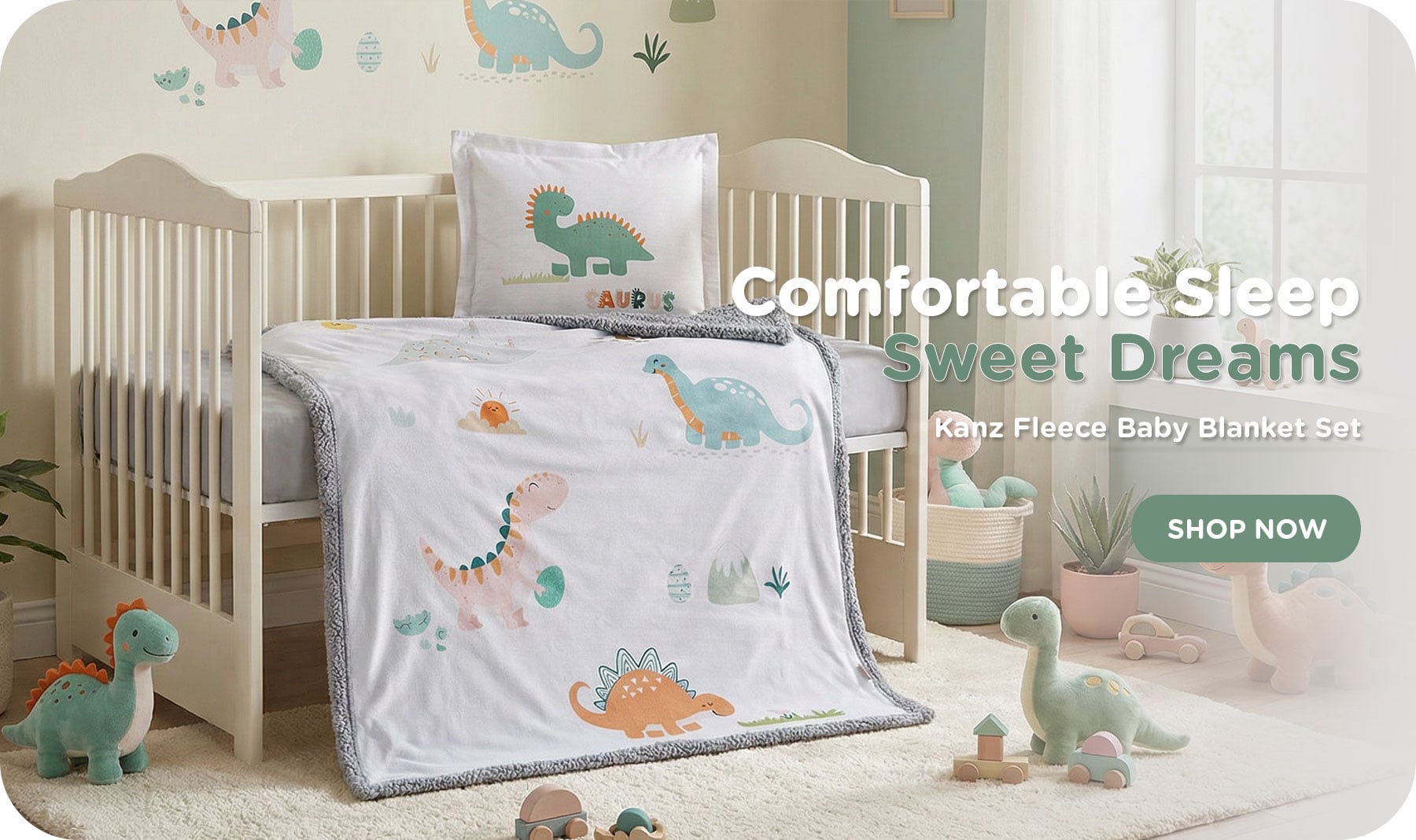 Kanz Kanz Fleece Baby Blanket Set
