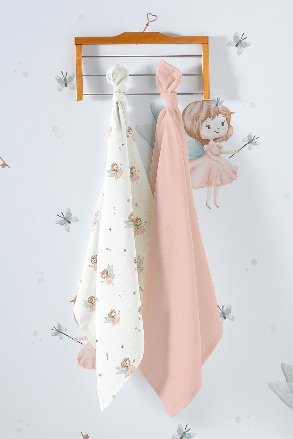 Çok Amaçlı Bebek Müslin Örtüsü 2'Li Set - Ballerina