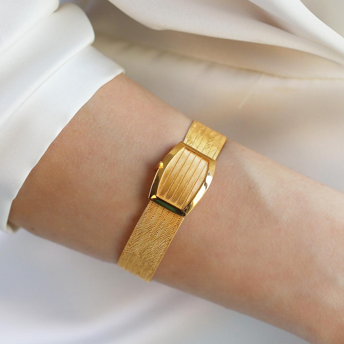 7 Sıra Hasır Gold Kaplama Gümüş Trabzon Kelepçe