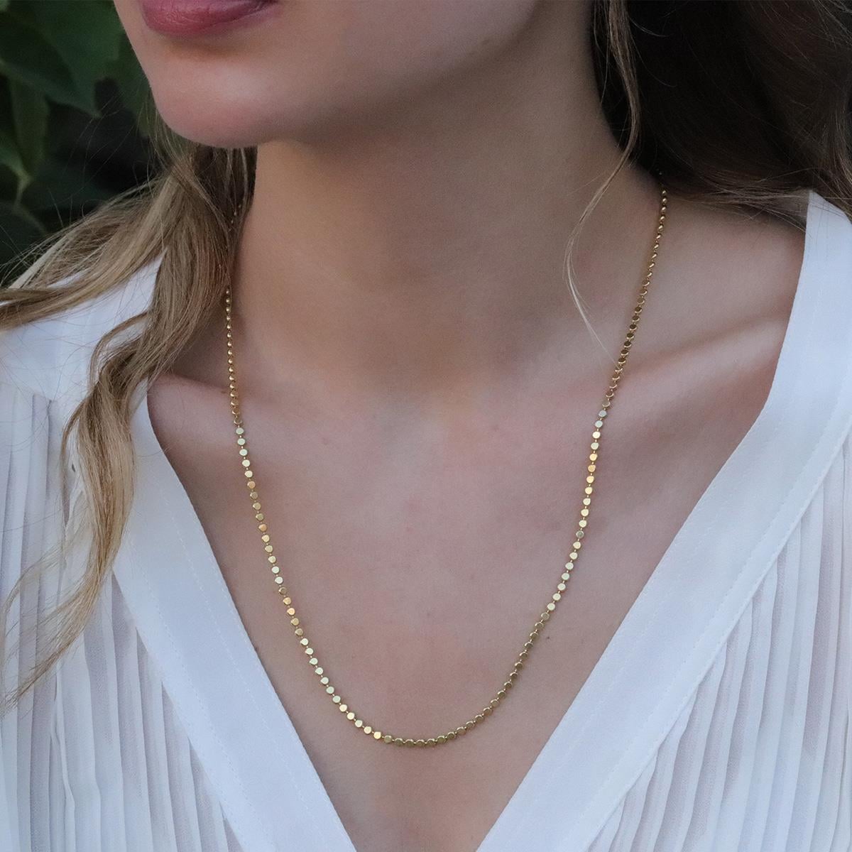 Gold Kaplama Top Gümüş Zincir